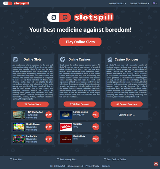 Websites: SlotsPill
